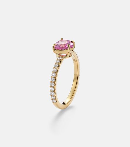 Bague en or 18 ct, saphir et diamants - Anita Ko - Modalova