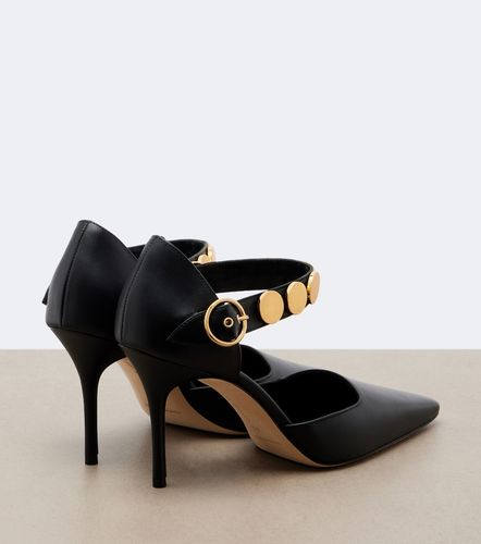 Escarpins Morgana en cuir à clous - Manolo Blahnik - Modalova