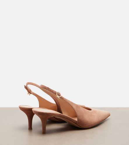 Escarpins slingback Robbie en daim - Gianvito Rossi - Modalova