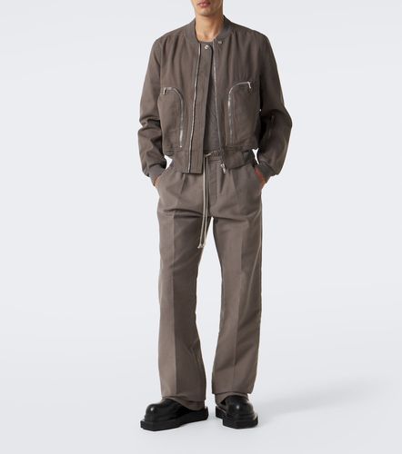Pantalon droit Dietrich en toile de coton - Rick Owens - Modalova