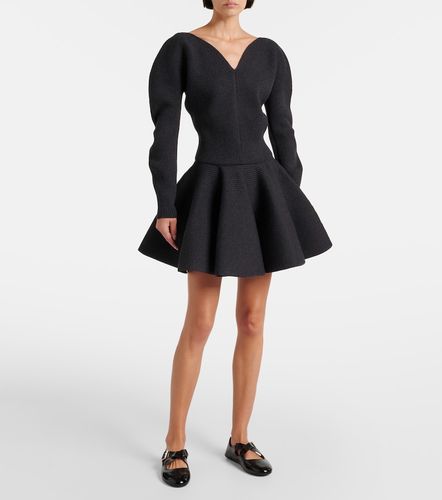 Alaïa Mini-jupe en laine mélangée - Alaia - Modalova