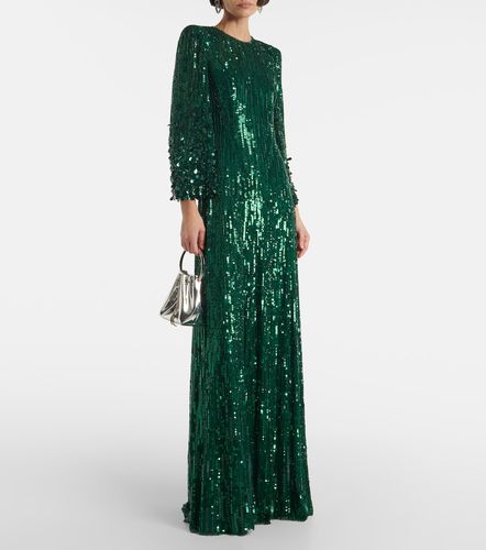 Robe longue Nymph à sequins - Jenny Packham - Modalova