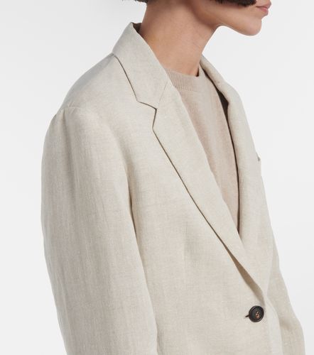 Blazer en lin mélangé - Brunello Cucinelli - Modalova
