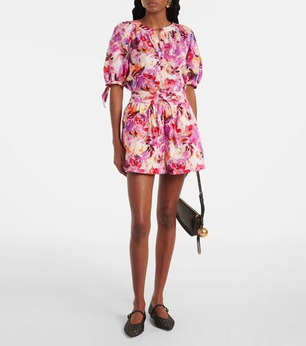 Short Rowan en coton à motif floral - Ulla Johnson - Modalova