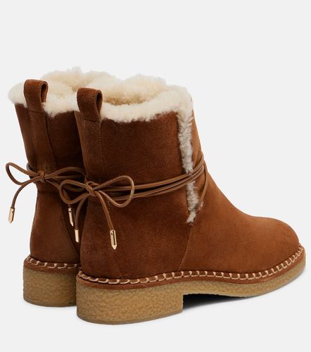 Aquazzura Bottines Megeve en daim - Aquazzura - Modalova