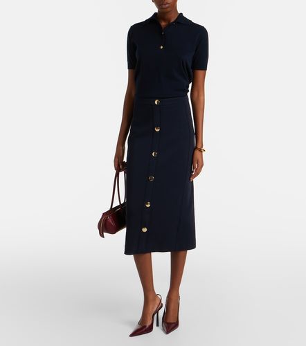 Jupe midi en coton mélangé - 'S Max Mara - Modalova