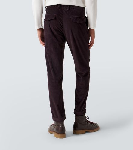 Pantalon ajusté en coton et cachemire - Eleventy - Modalova