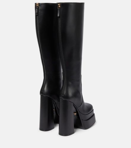 Versace Bottes à plateau en cuir - Versace - Modalova