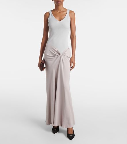 Robe longue en crêpe - Victoria Beckham - Modalova