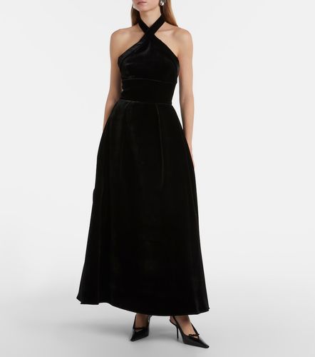 Elie Saab Robe longue en velours - Elie Saab - Modalova