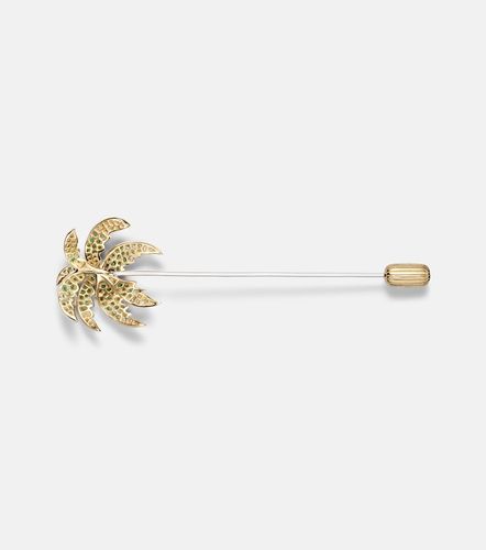 Yvonne Léon Broche Palmier en or 9 ct, tsavorites et diamants - Yvonne Leon - Modalova
