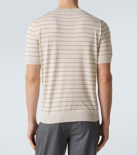 Lardini T-shirt en soie rayée - Lardini - Modalova