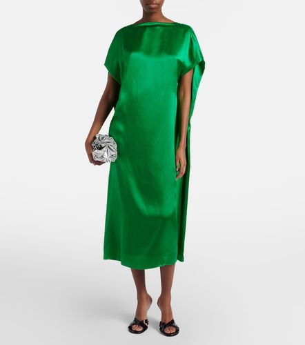 Robe midi en satin de soie - Dries Van Noten - Modalova