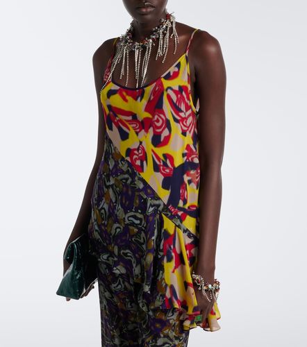 Top asymétrique à imprimé - Dries Van Noten - Modalova