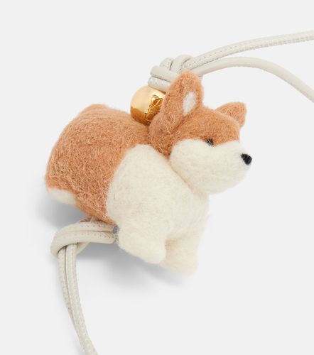 Bijou de sac Corgi en laine et cuir - Loewe - Modalova