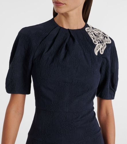 Robe midi à fleurs en jacquard de coton mélangé - Erdem - Modalova