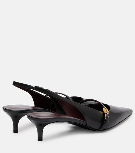 Escarpins Double-T en cuir - Tory Burch - Modalova