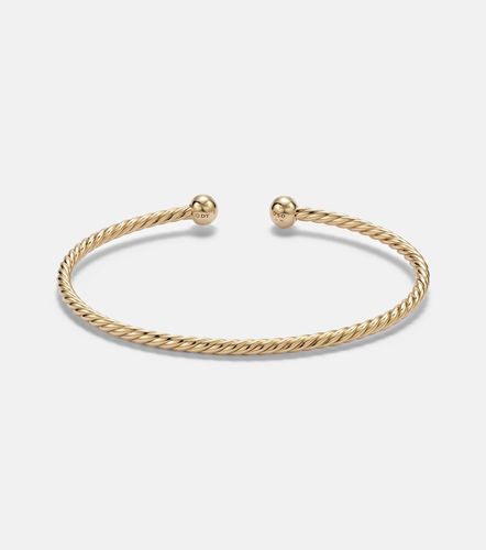Bracelet Cablespira® Flex Micro en or 18 ct et émeraudes - David Yurman - Modalova