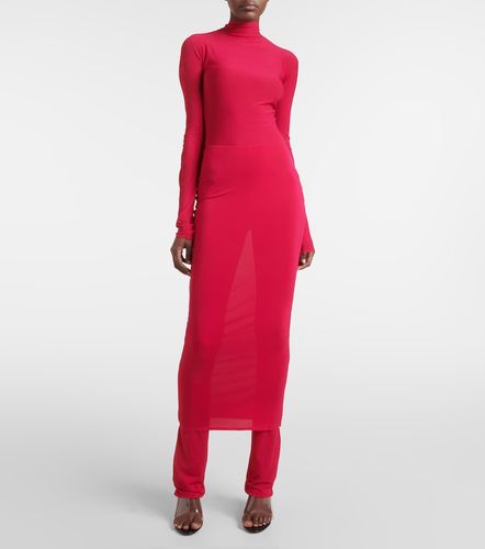 Alaïa Pantalon jupe taille haute en jersey - Alaia - Modalova