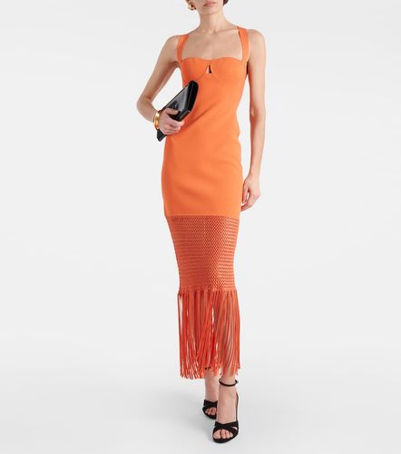 Galvan Robe midi à franges - Galvan - Modalova