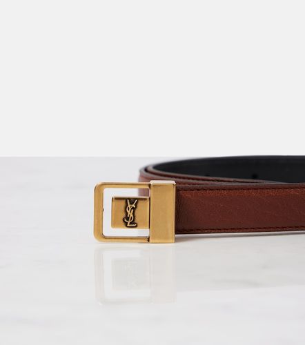 Ceinture La 66 en cuir - Saint Laurent - Modalova
