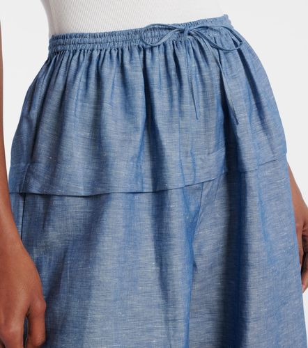 Alaïa Pantalon ample en coton et lin - Alaia - Modalova