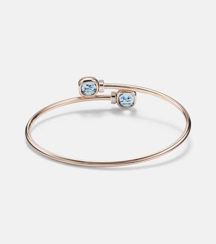 Bracelet Nudo en or blanc 18 ct, diamants et topaze - Pomellato - Modalova