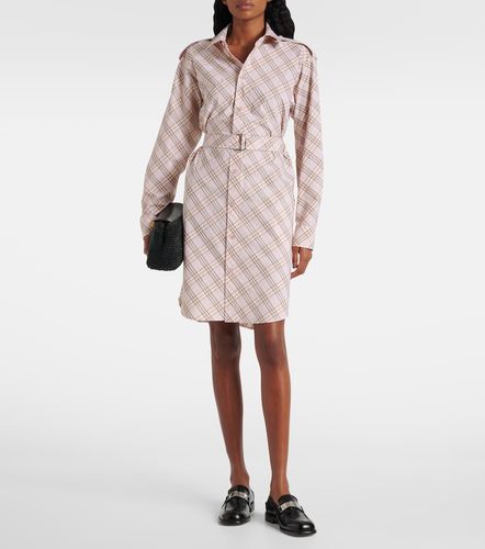Robe chemise Check en coton - Burberry - Modalova