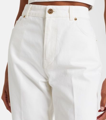 Jean straight à taille haute - Balmain - Modalova