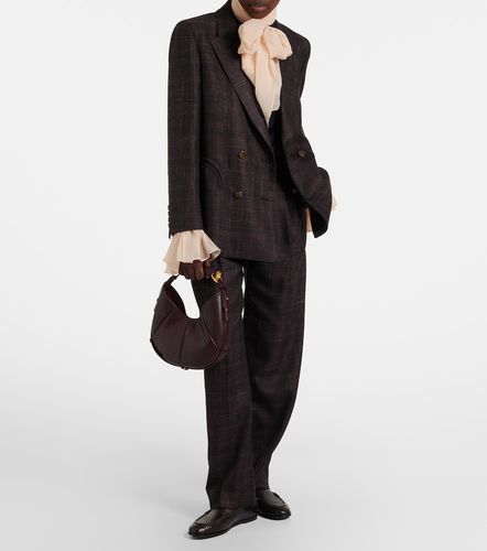Blazé Milano Pantalon ample Fox en laine et soie à carreaux - Blaze Milano - Modalova