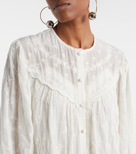 Robe Zame en coton et soie - Isabel Marant - Modalova