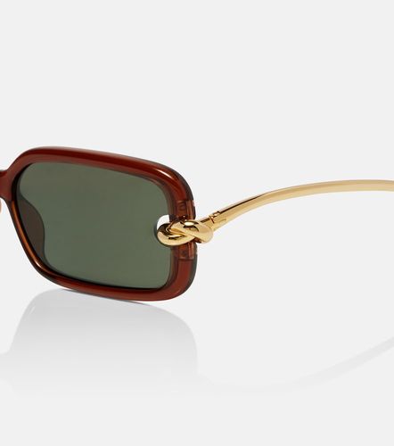 Lunettes de soleil rectangulaires Knot - Bottega Veneta - Modalova