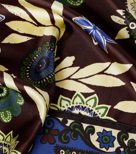 Alémais Foulard en satin de soie à fleurs - Alemais - Modalova
