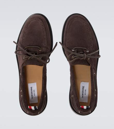 Chaussures bateau en daim - Thom Browne - Modalova