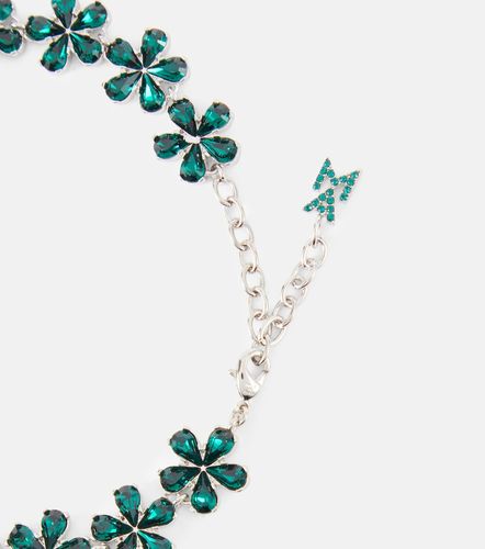 Bracelet de cheville à cristaux - Amina Muaddi - Modalova