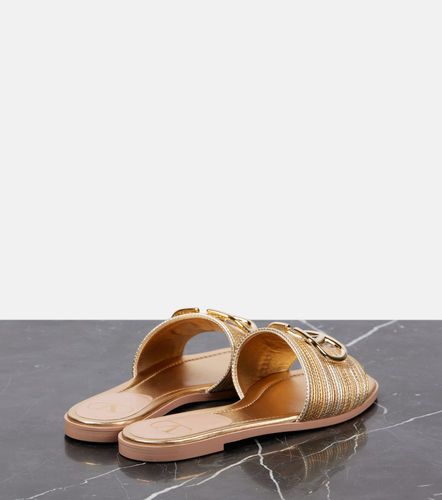 Sandales VLogo Signature en cuir - Valentino Garavani - Modalova