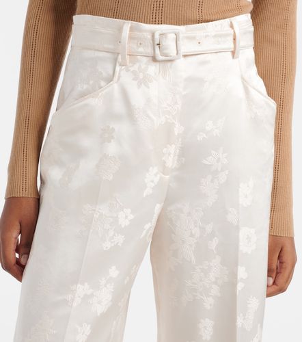 Pantalon ample Norman brodé en soie - Gabriela Hearst - Modalova