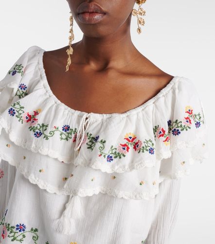 Rixo Top Maurine brodé en coton - Rixo - Modalova