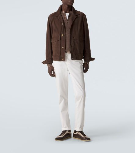 Polo en lin et coton - Brunello Cucinelli - Modalova