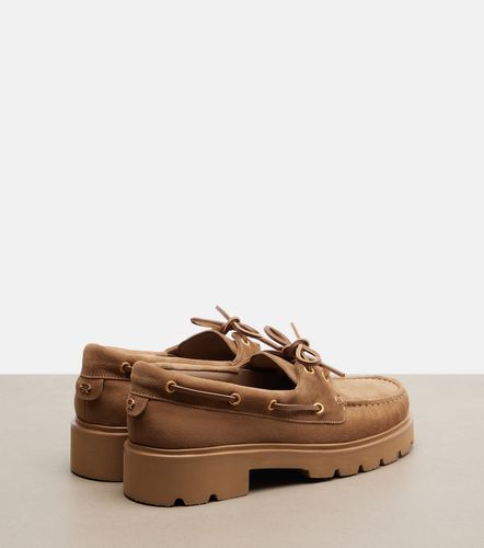 Chaussures bateaux Olonne en daim - Gianvito Rossi - Modalova