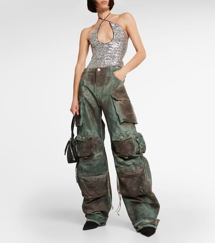 Pantalon cargo Fern oversize en jean - The Attico - Modalova