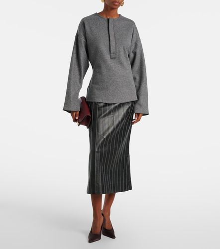 Top Henley en laine et cachemire - Victoria Beckham - Modalova