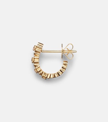 Boucle d’oreille unique Petite Boucle De Fleurs en or 18 ct et diamants - Sophie Bille Brahe - Modalova