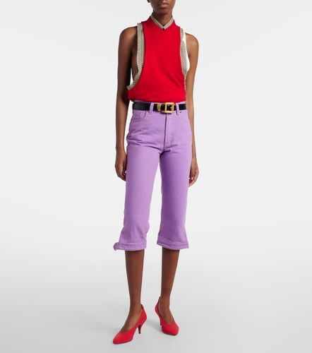 Versace Jean capri à taille haute - Versace - Modalova