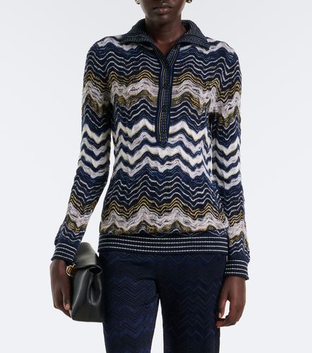 Pull en laine mélangée à motif Zigzag - Missoni - Modalova