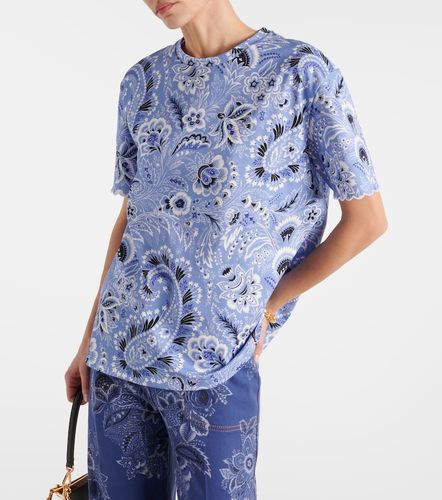 T-shirt en jersey de coton imprimé - Etro - Modalova