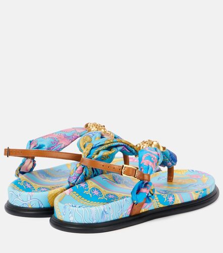 Sandales La Medusa imprimées - Versace - Modalova