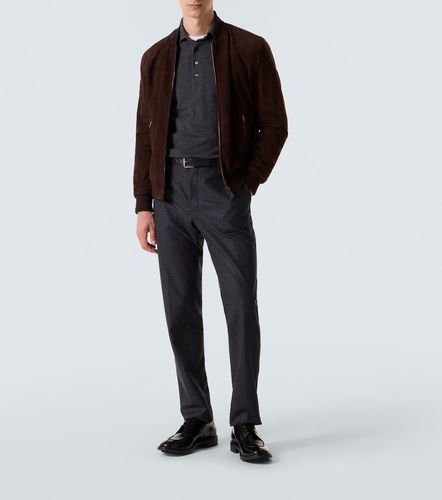 Pantalon droit en laine vierge - Tod's - Modalova