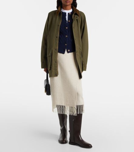 Jupe portefeuille en laine mélangée - Polo Ralph Lauren - Modalova