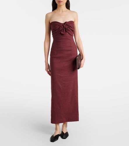 Robe longue Rahel en lin et coton mélangé - Tove - Modalova